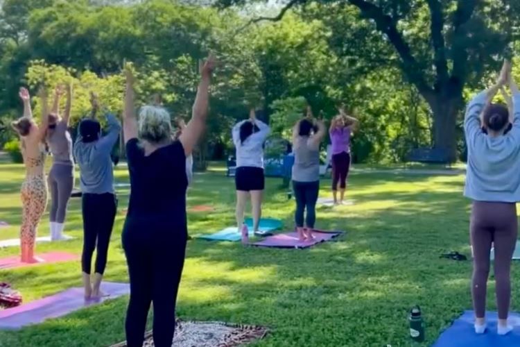 Pilates in the Park